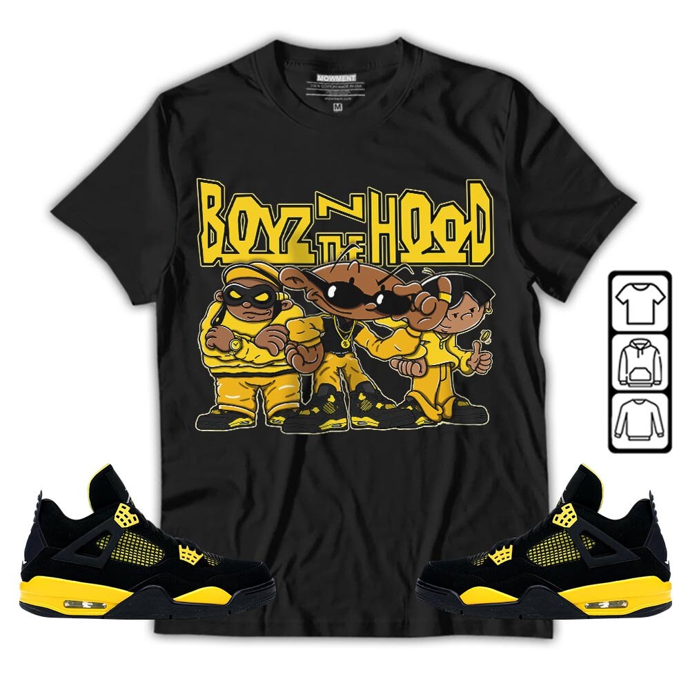 Unisex Boyz N The Hood Sneaker For Thunder 4S Crewneck