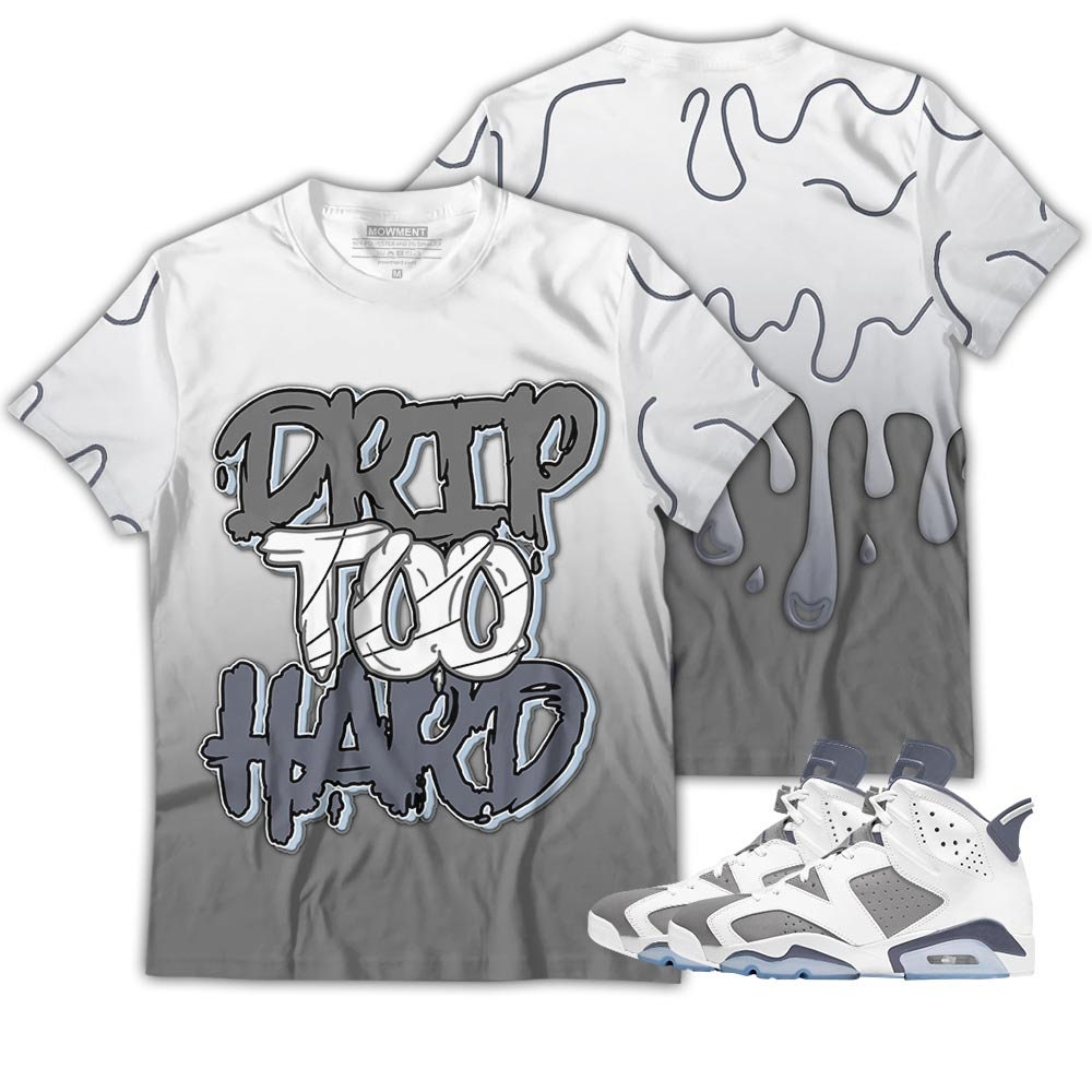 Cool Grey Drip Too Hard Unisex Sneaker Collection Crewneck