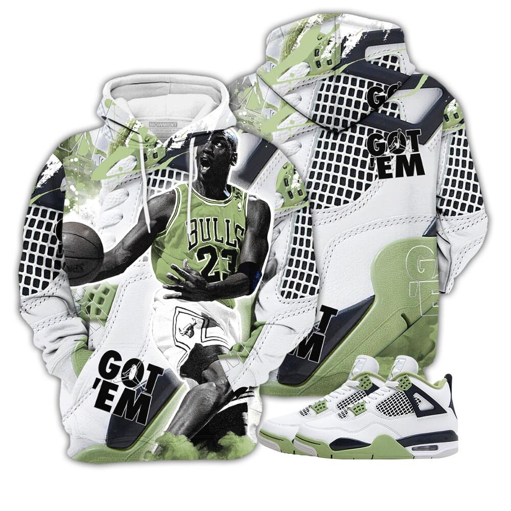 Retro Oil Green 4S Apparel Collection Sneaker More T-Shirt