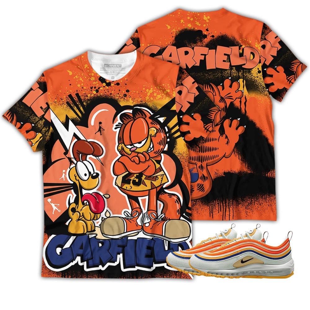 Garfield And Odie Sneaker Collection With Air Max And Hoodies Long Sleeve