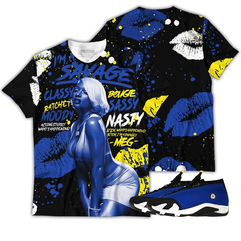 Unisex 2023 Blue Laney 14S Collection By Megan Thee Stallion Crewneck