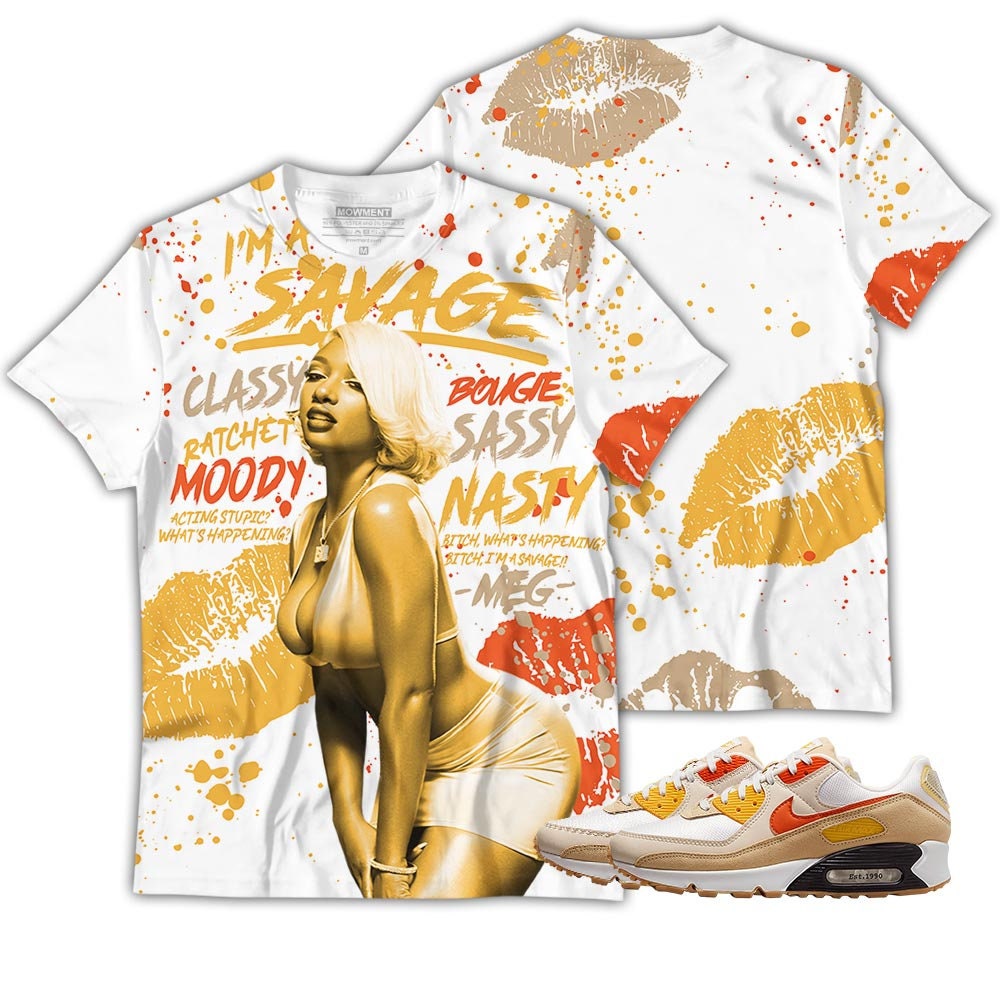 Megan Thee Stallion Sneaker Collection Air Max 90 Inspired Apparel Tee