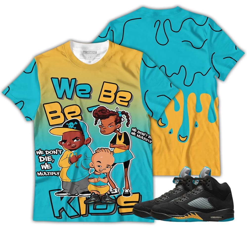 80SInspired Bebe Kids Aqua Sneaker Collection Crewneck