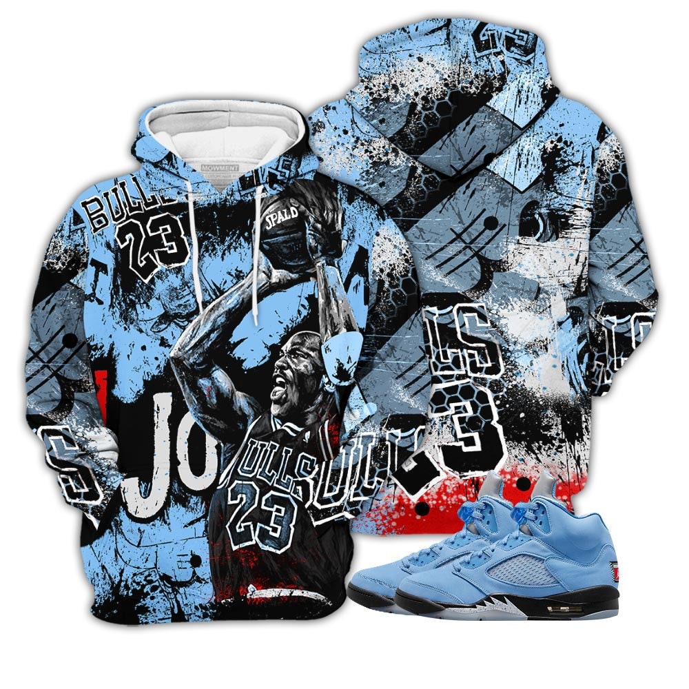 Jordan 5 University Blue Collection Hoodies And Sweaters Shirt