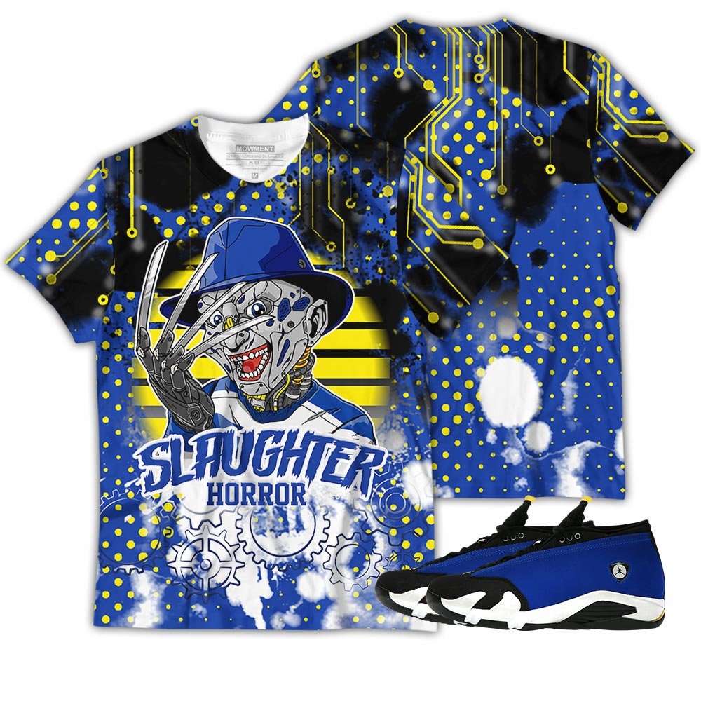 Blue Laney 14S Matching Slaughter To Prevail Sneaker Tee