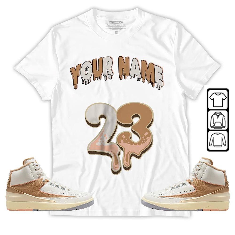 Custom Unisex Sneaker Retro Style Jordan 2S Match Shirt