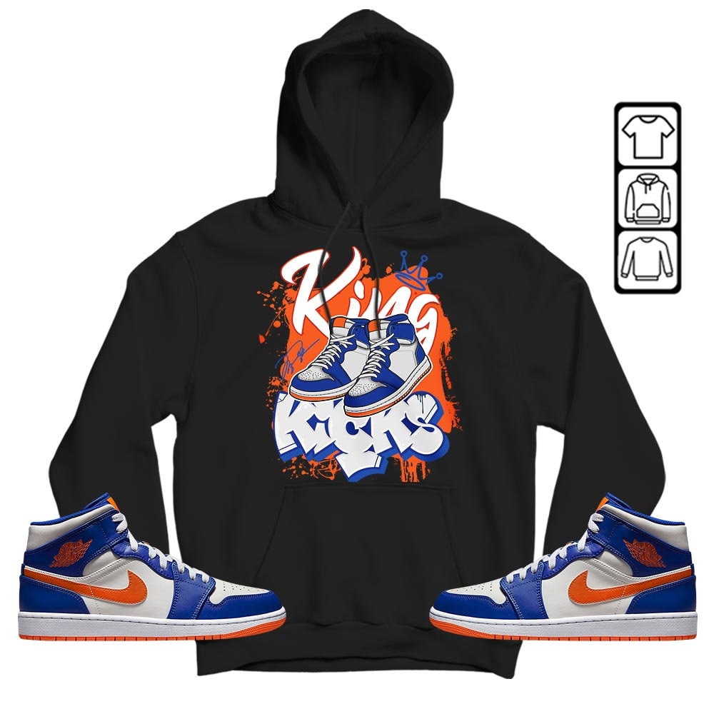 Retro King Kicks Sneaker Apparel Collection KnicksInspired And T-Shirt