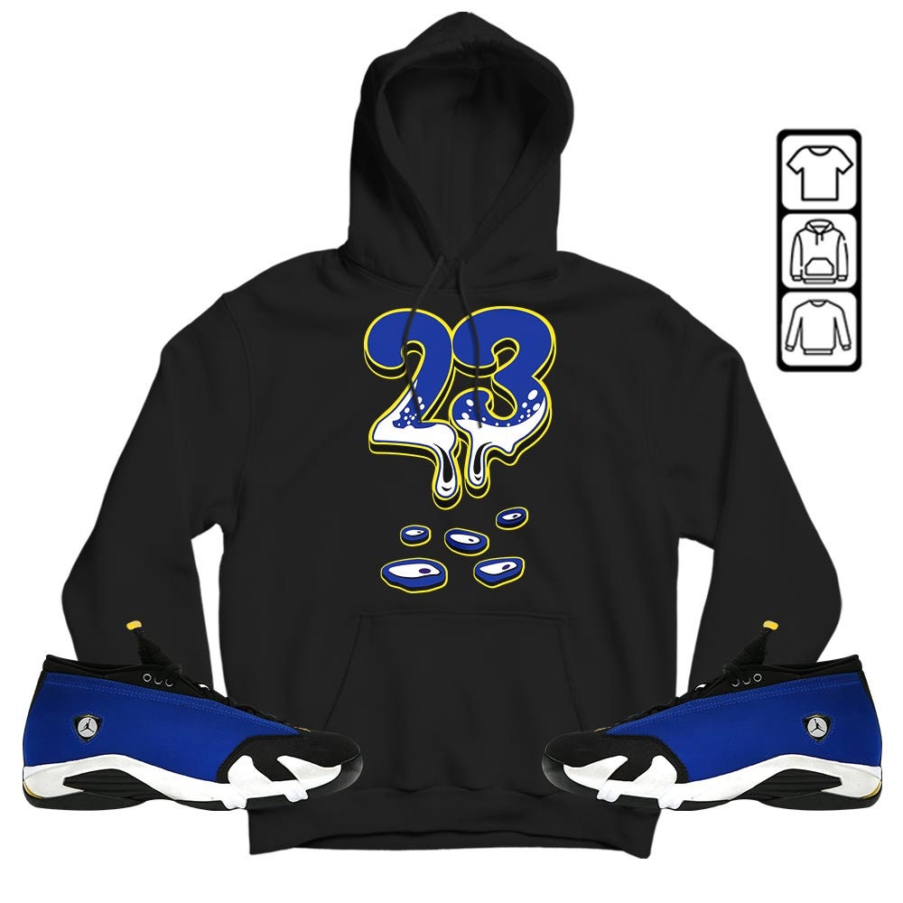 Unisex Dripping Blue Laney 14S Sneaker Clothing Collection Crewneck