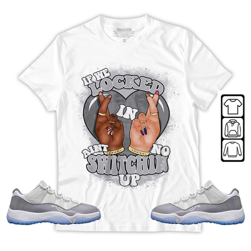 Cement Grey Match Apparel For Homies With Unisex Sneaker Style T-Shirt