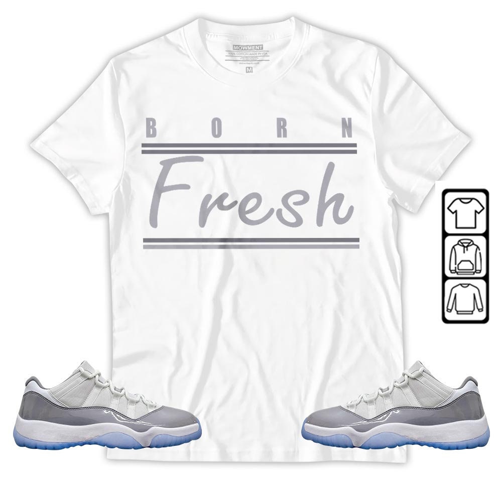 Fresh Unisex Basketball Sneaker For Cement Grey 11S Shirt