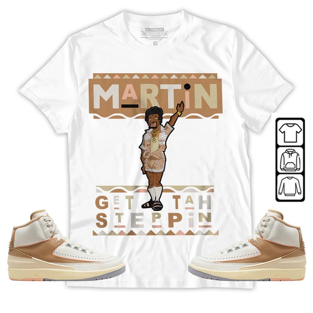 Melanin Kids Blm Sneaker Retro Martin Tv Inspired Jordan 2 Collection Tee