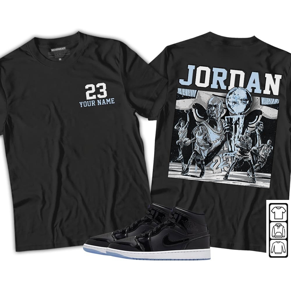 Custom Unisex Cup 23 Sneaker For Jordan Space Jam Collection Crewneck