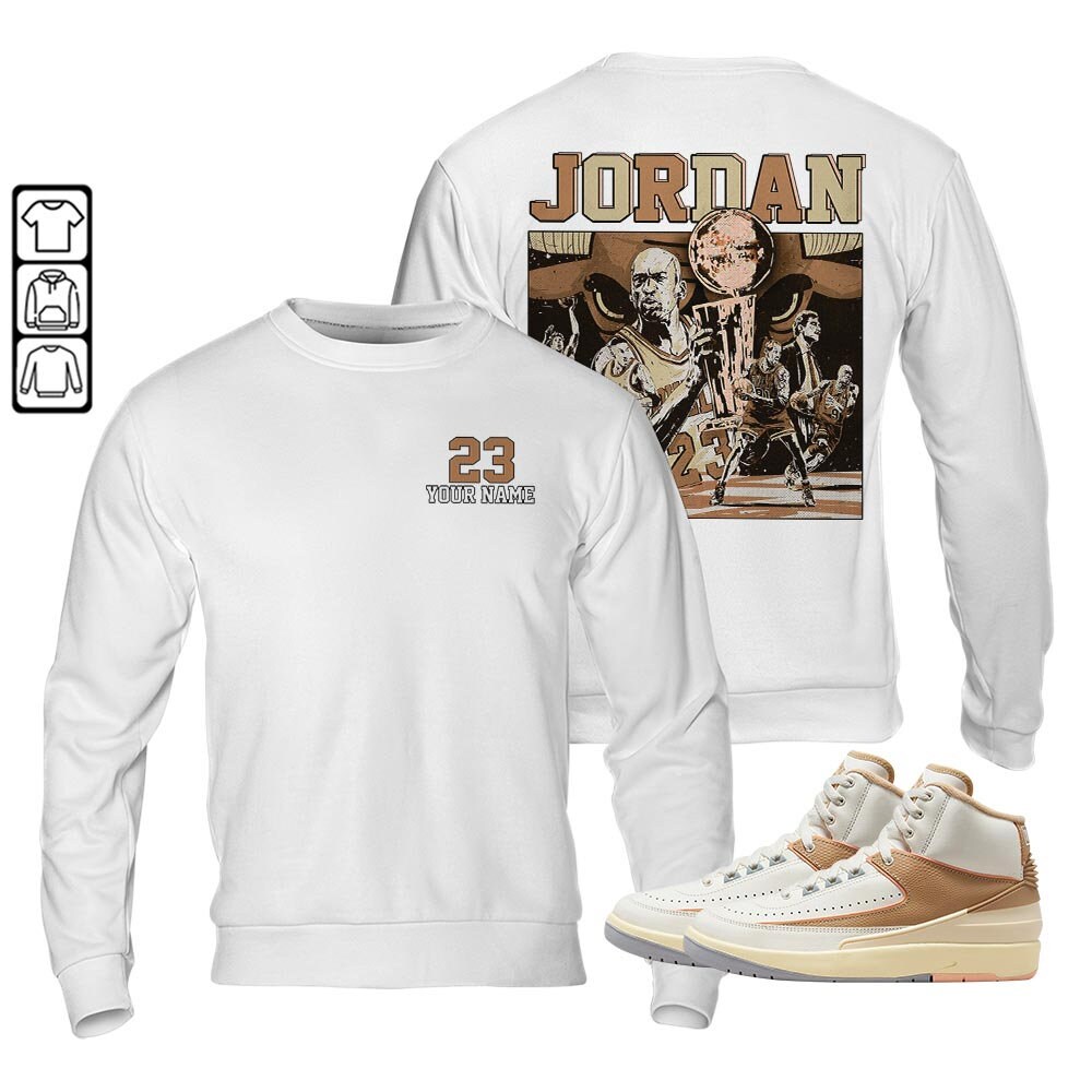 Custom Retro Sneaker Clothing Jordan 2S Match Hoodie
