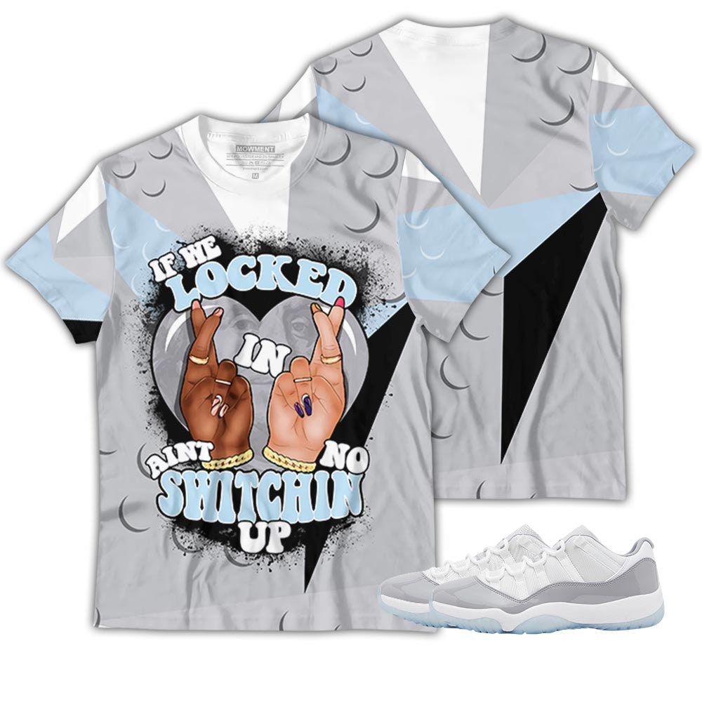Cement Grey Unisex Sneakers With Homie Shoe Apparel Collection T-Shirt