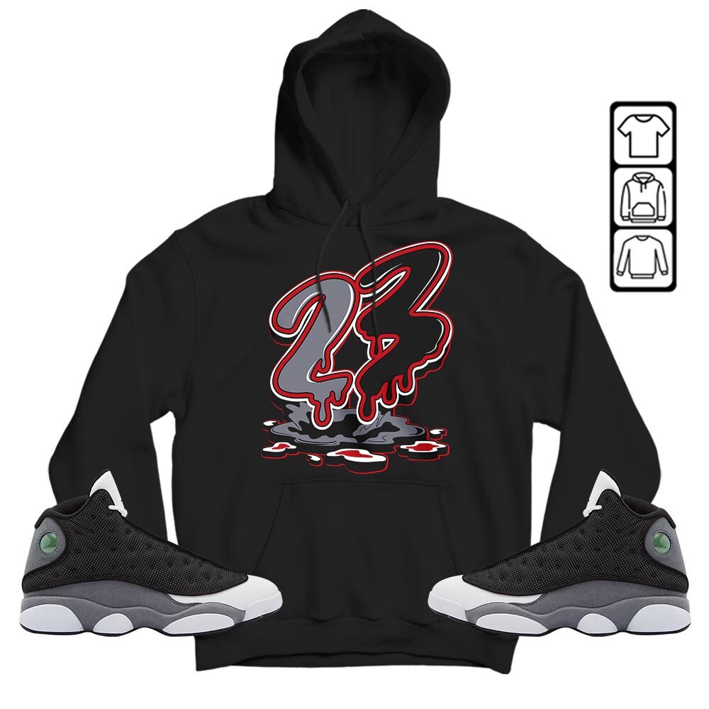 Stylish Unisex Clothing For Jordan Retro 13 Black Flint Sneakers Hoodie
