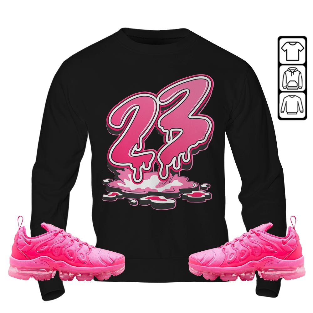 Unisex Sneaker Match With Triple Pink Outfit Long Sleeve