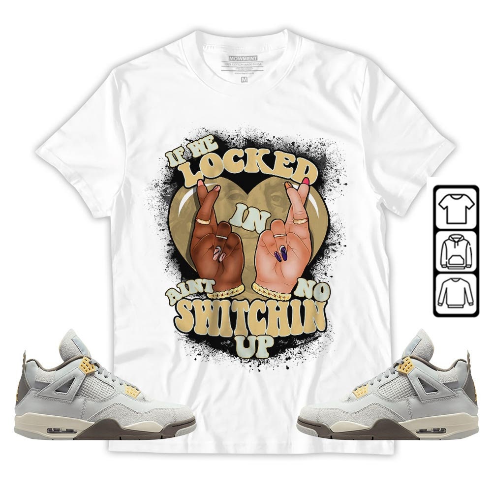 Unisex Sneaker Match Jordan 4 Craft Photon Dust Collection Shirt