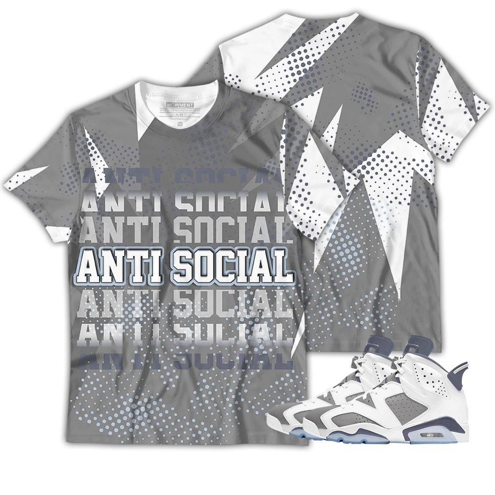 Cool Retro Unisex Sneaker For Jordan 6 Cool Grey Fans Long Sleeve