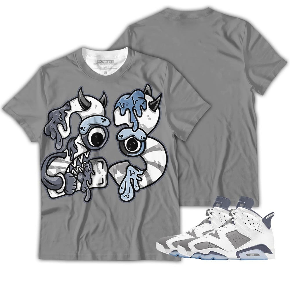Matching Sneaker And Apparel In Cool Grey T-Shirt
