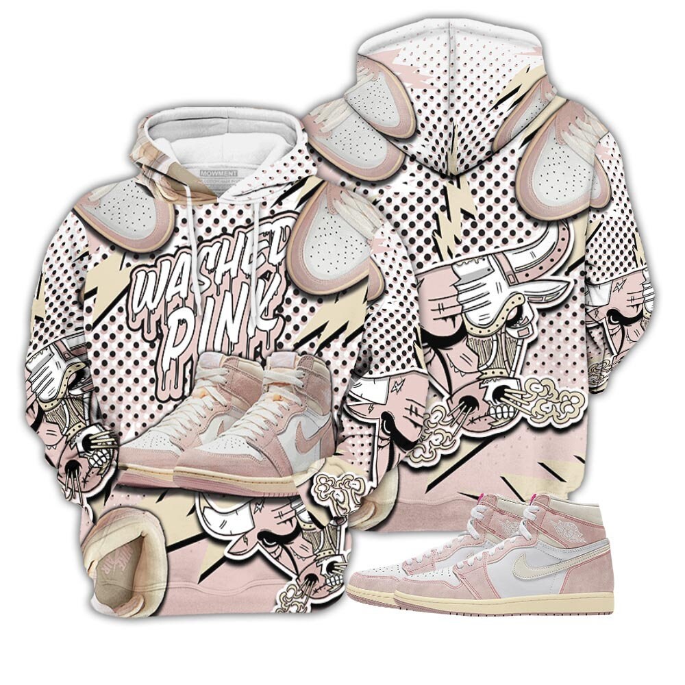 Pink Jordan 1 Sneaker Collection Crewneck