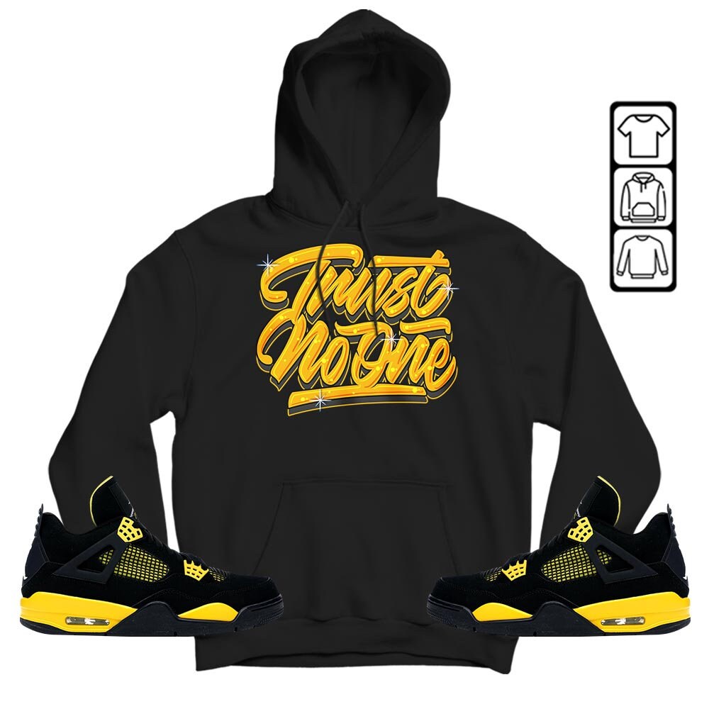 Youth Unisex Sneaker For Thunder 4S Match Crewneck