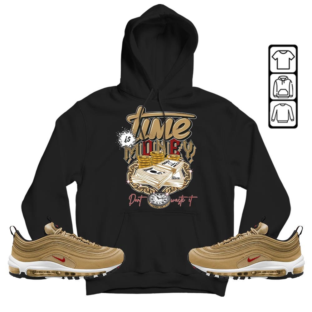 Unisex Sneaker To Match Air Max 97 Gold Collection Long Sleeve