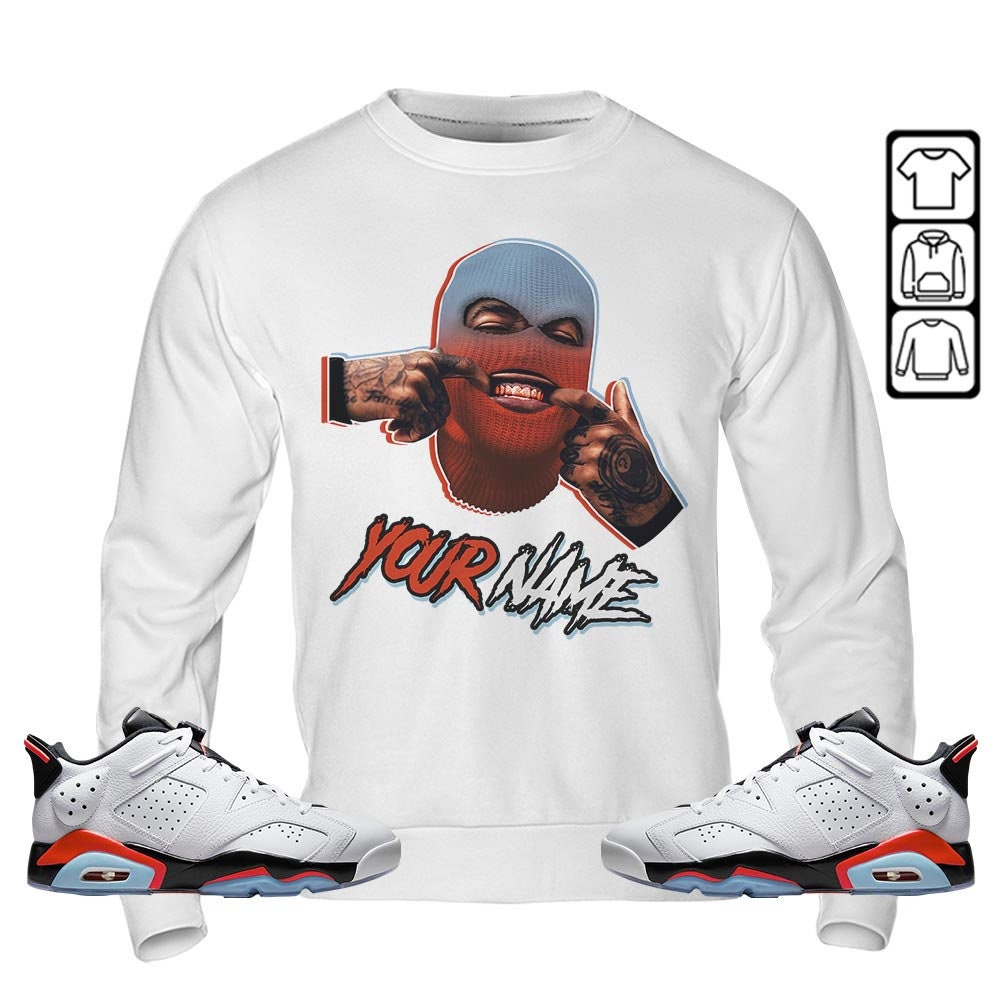 Infrared 6S Sneaker Set With Matching And Tees Shirt