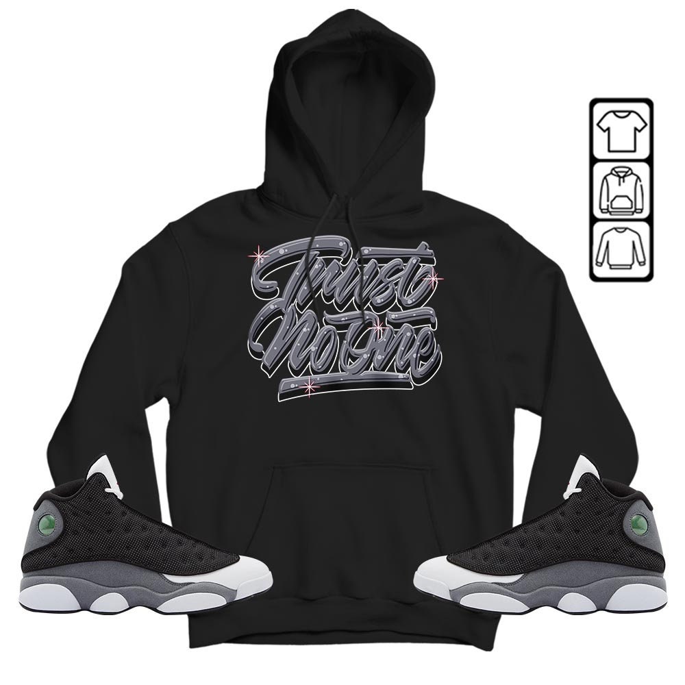 Youth Unisex Sneaker And Set For Jordan Retro 13 Black Flint Crewneck