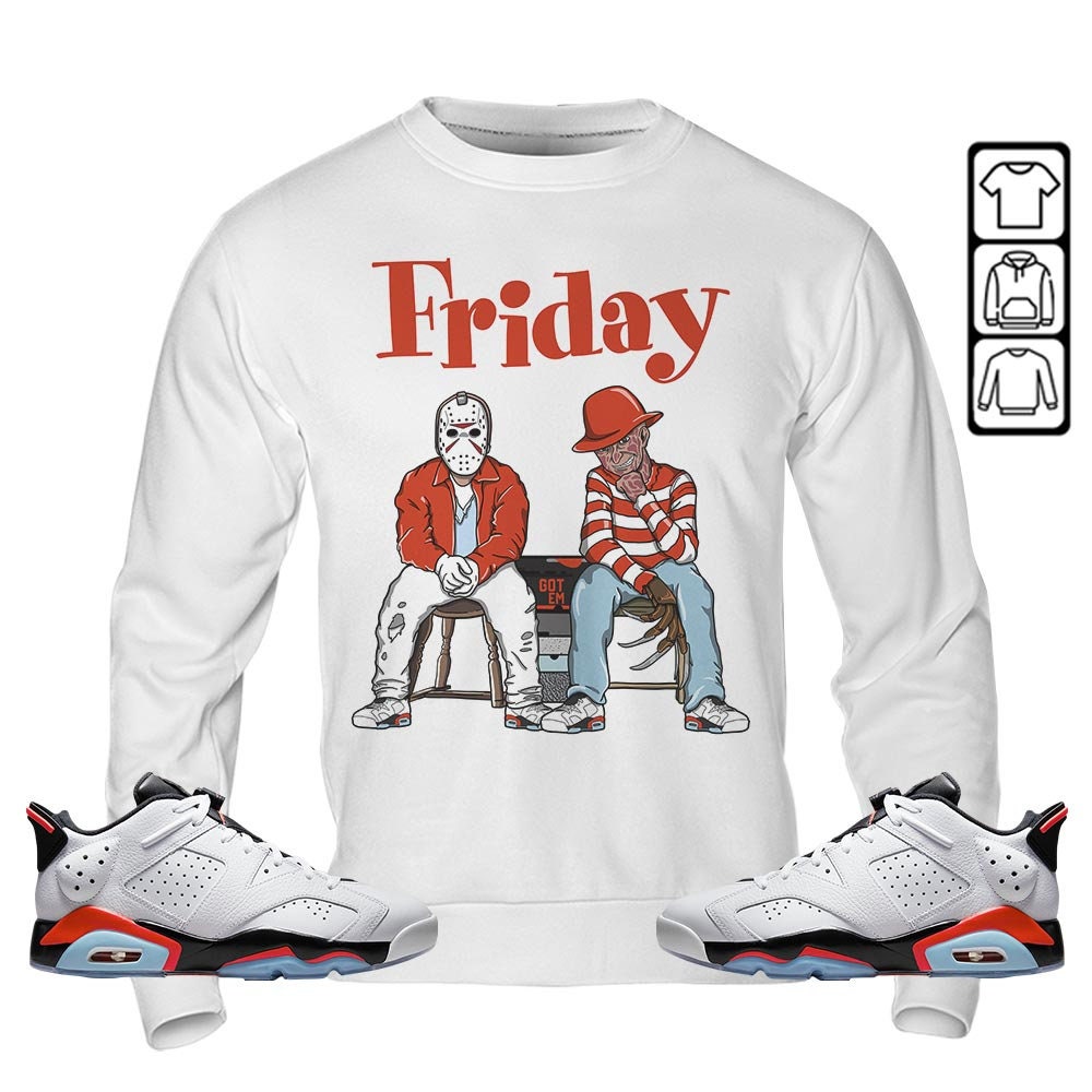 White Infrared 6S Unisex Sneaker Collection Tee