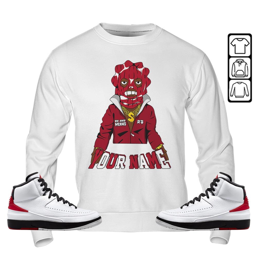 Custom Unisex Sneaker 2 Match Chicago Varsity Jordan Hoodies Shirt