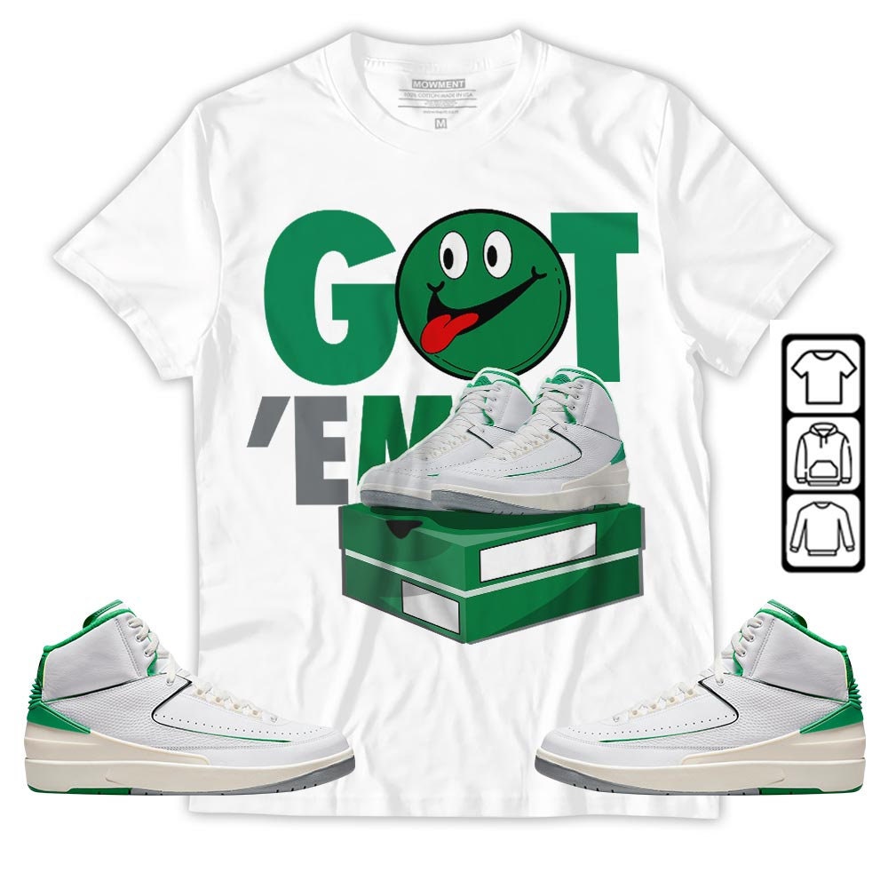 Unisex Lucky Green Jordan 2 And Matching Sneakers Hoodie