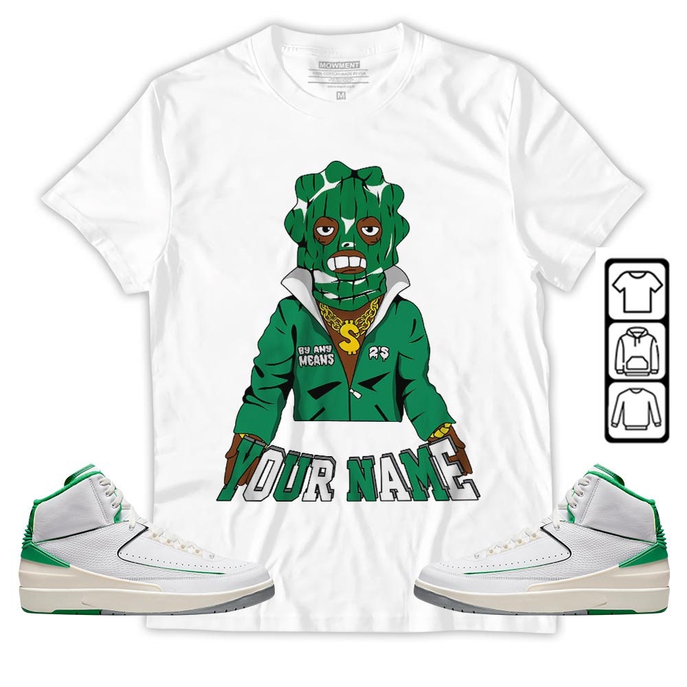 Lucky Green Jordan 2 Matching Sneaker Apparel For All Genders Tee