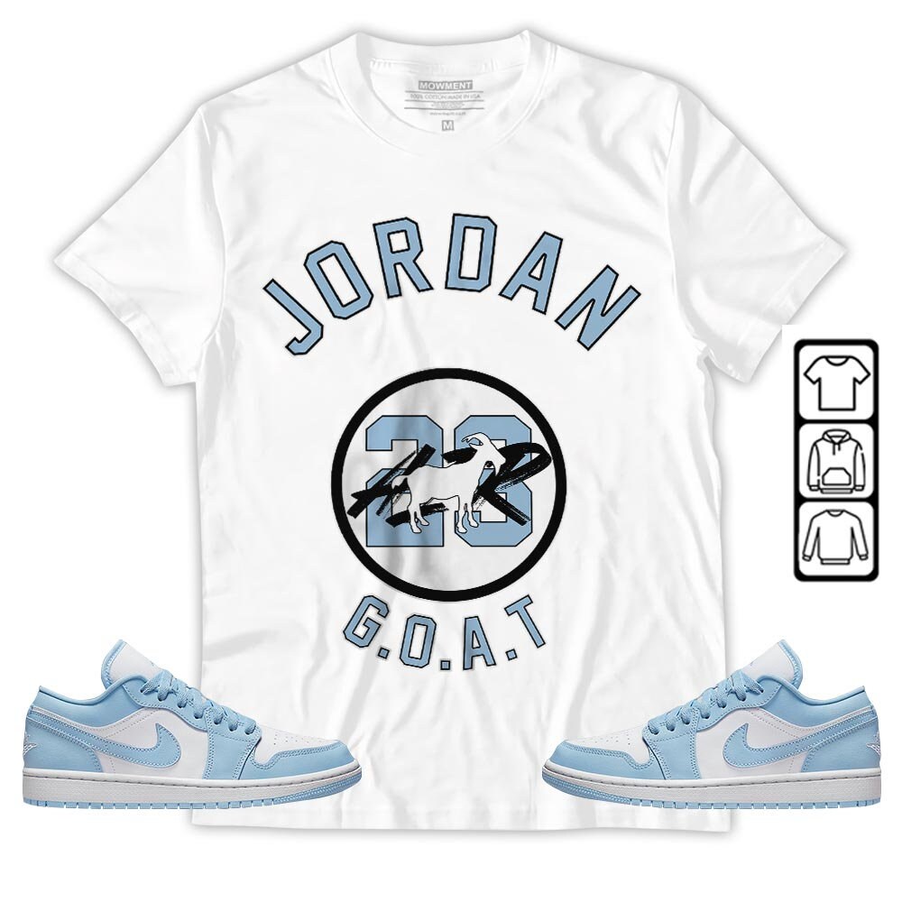 Icy Blue Jordan Unisex Matching Sneaker Collection Crewneck
