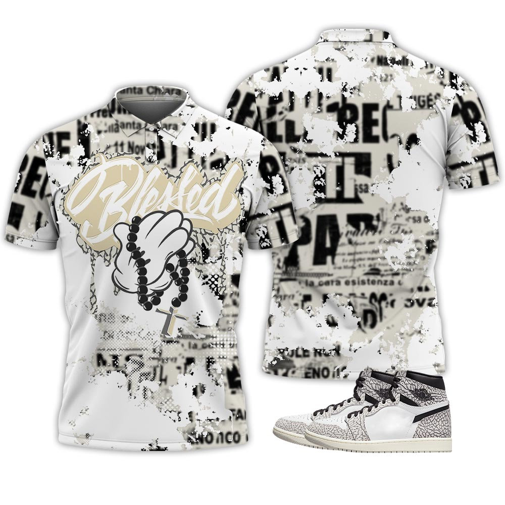 Unisex Sneaker Og Elephant And White Cement Jordan 1 Shirt