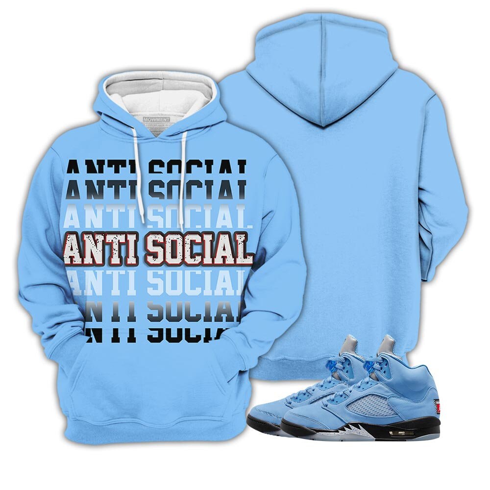 Unisex AntiSocial Sneaker Retro Jordan Apparel Set Shirt