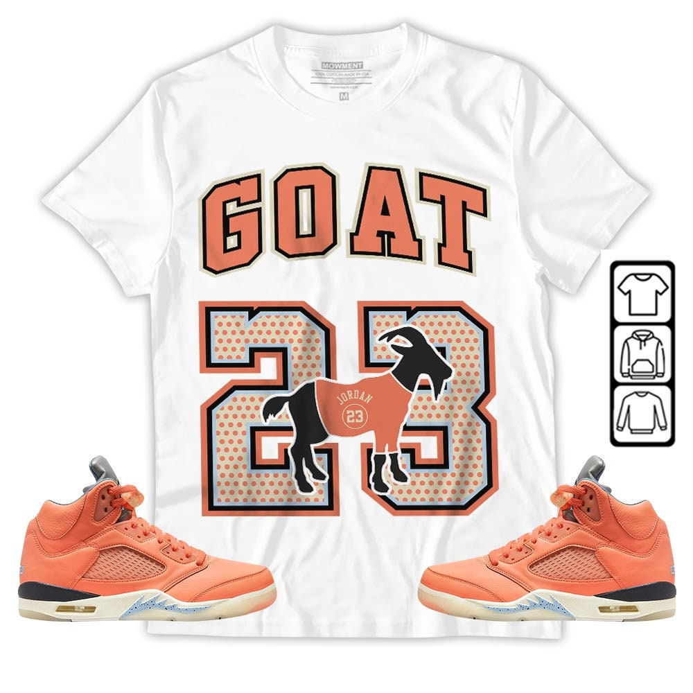 Unisex Goat 23 Jordan Sneaker Crimson Bliss 5S Long Sleeve