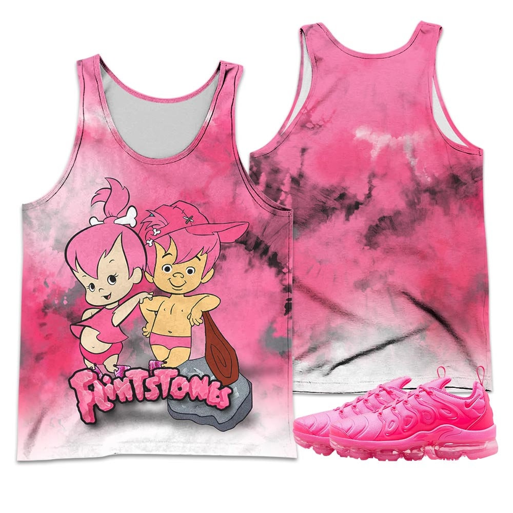 Flintstones Sneaker Air Vapormax Set In Triple Pink T-Shirt