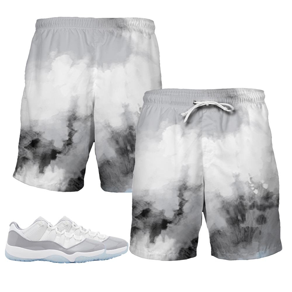 Matching TieDye Basketball Shoes And Jordan 11 Low In Hawaii T-Shirt