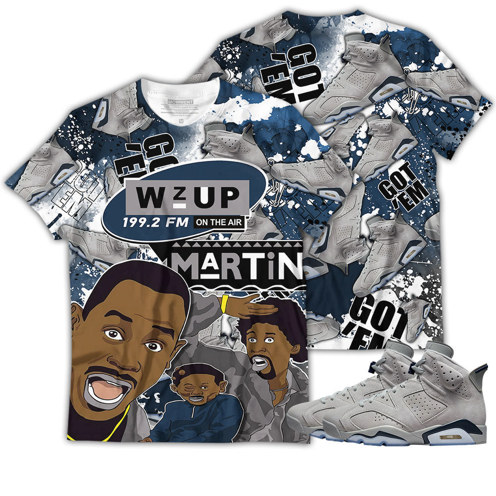 Georgetown Retro 6 Matching For Martin Tv Fans Long Sleeve