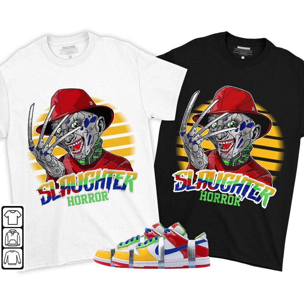 Unisex Slaughter Horror Sneaker Collection With Sb Dunk Low Hoodie