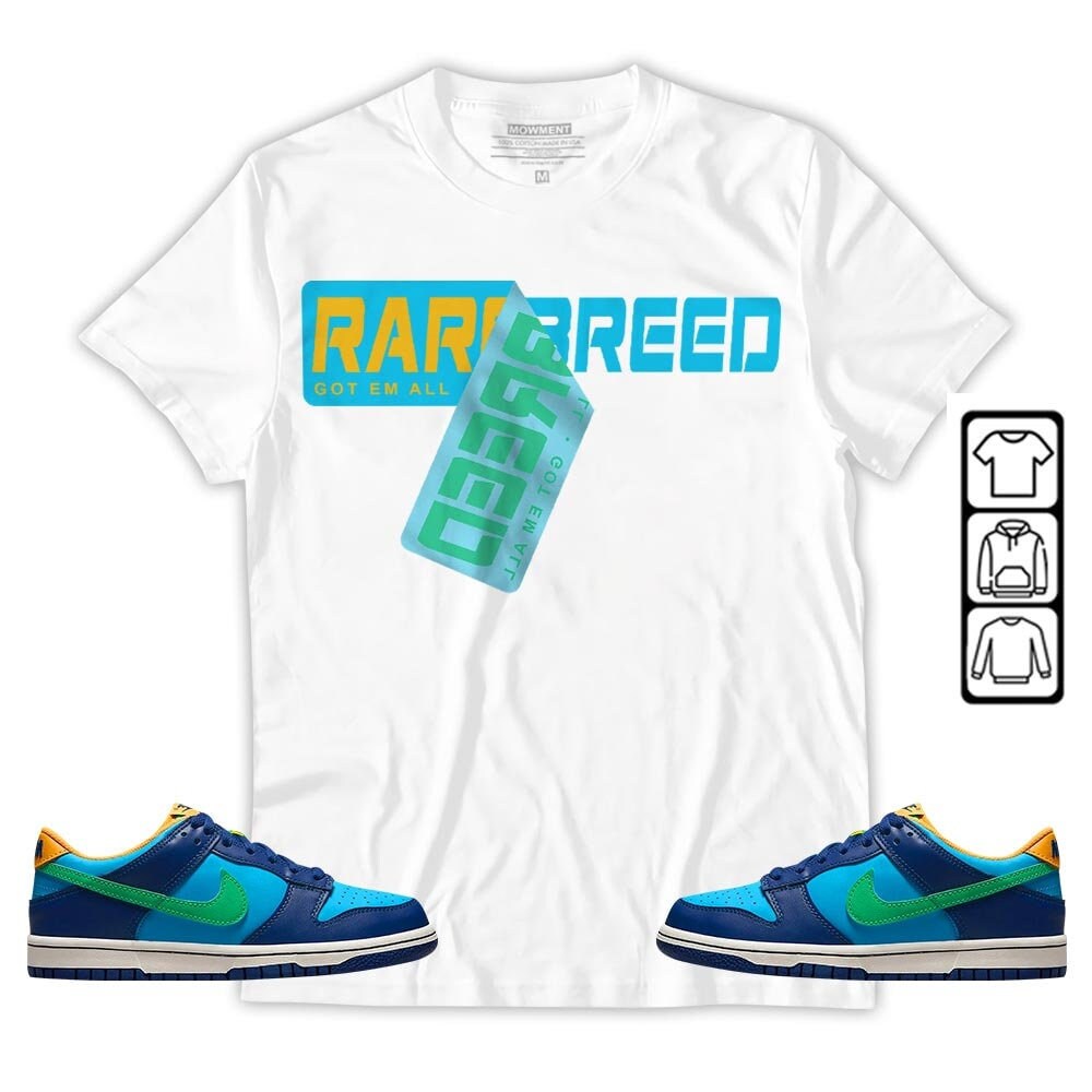 Unisex Rare Breed Sneaker With Dunk Low And Kyrie T-Shirt