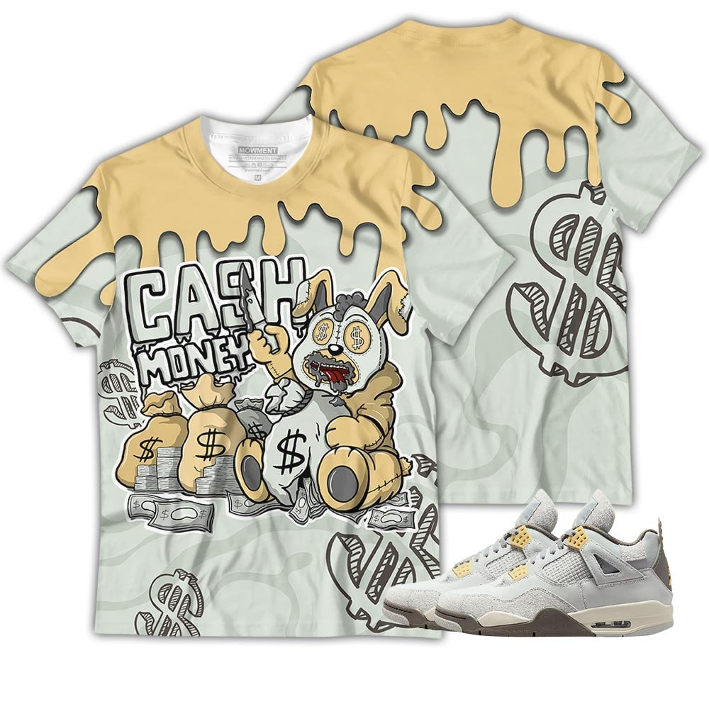 Retro Cash Money Bear Sneaker Apparel Collection Crewneck