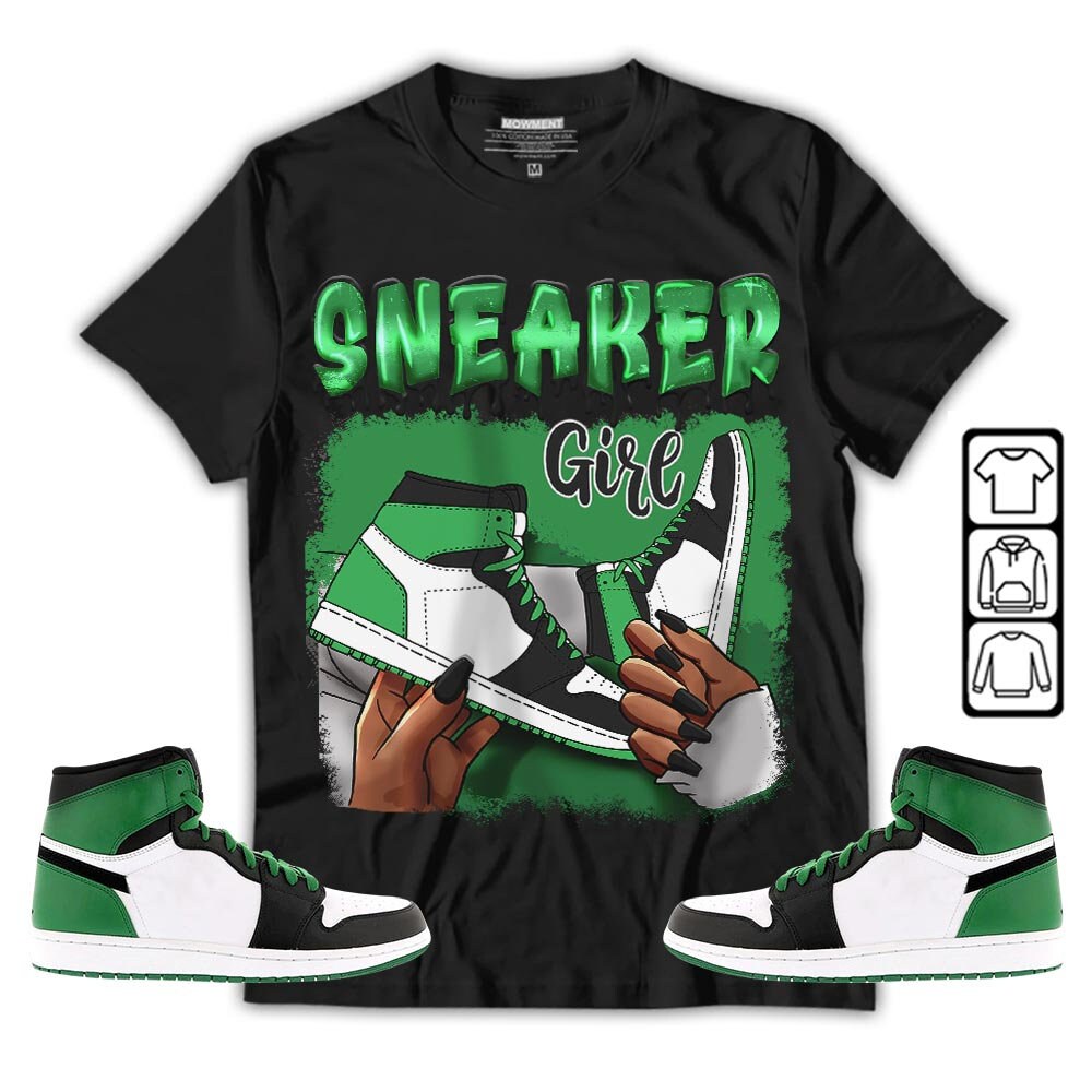 Lucky Green Unisex Sneaker And Jordan 1 Green Apparel Collection Long Sleeve