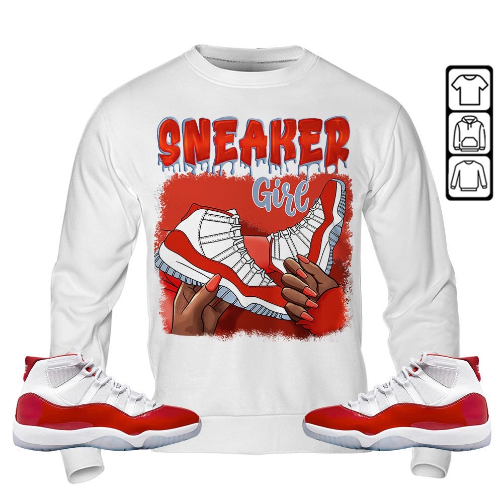 Cherry 11S Fashion Collection Unisex Sneakers Tee