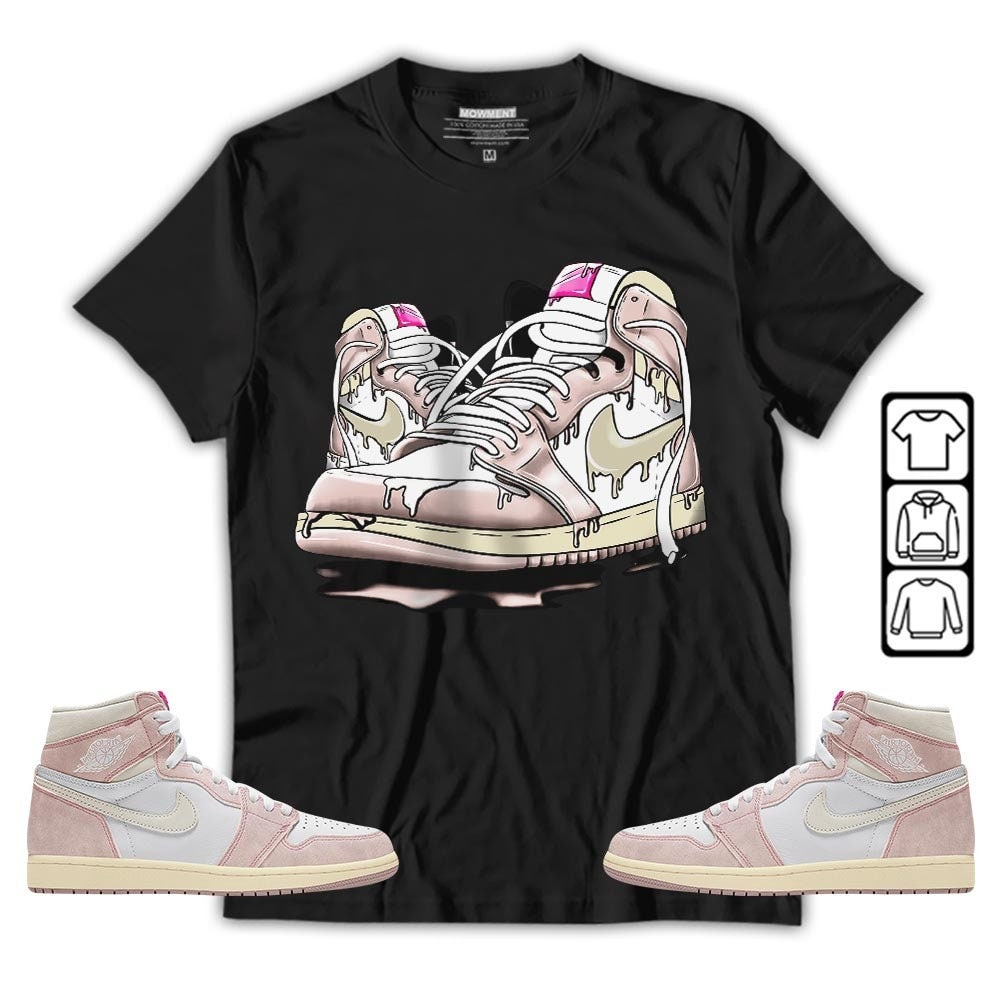 Washed Pink Sneaker And Collection T-Shirt