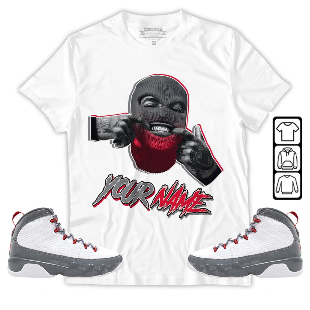 Fire Red Jordan 9 Sneaker Collection Unisex Long Sleeve