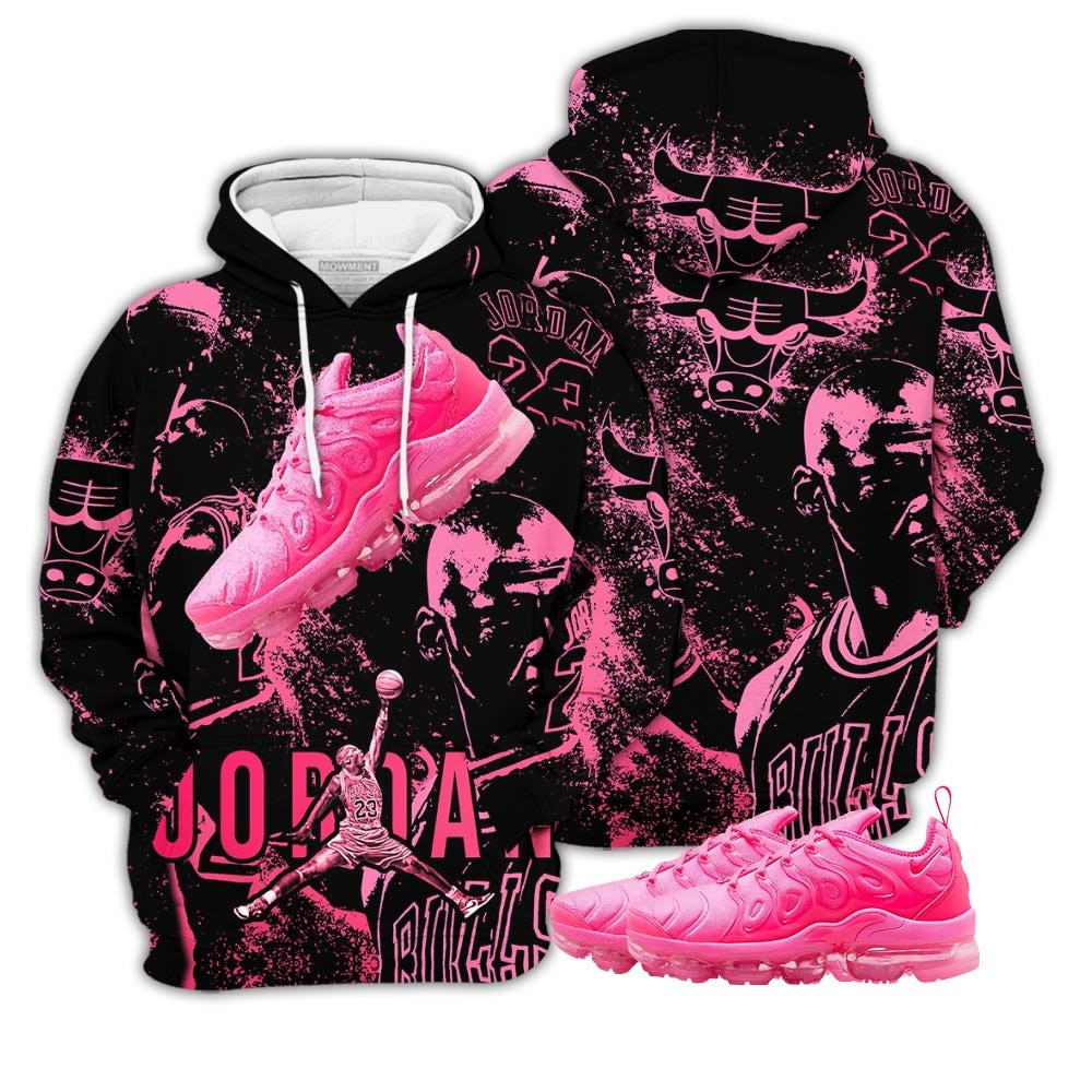 Triple Pink Unisex Shoe Collection With Matching Apparel Hoodie
