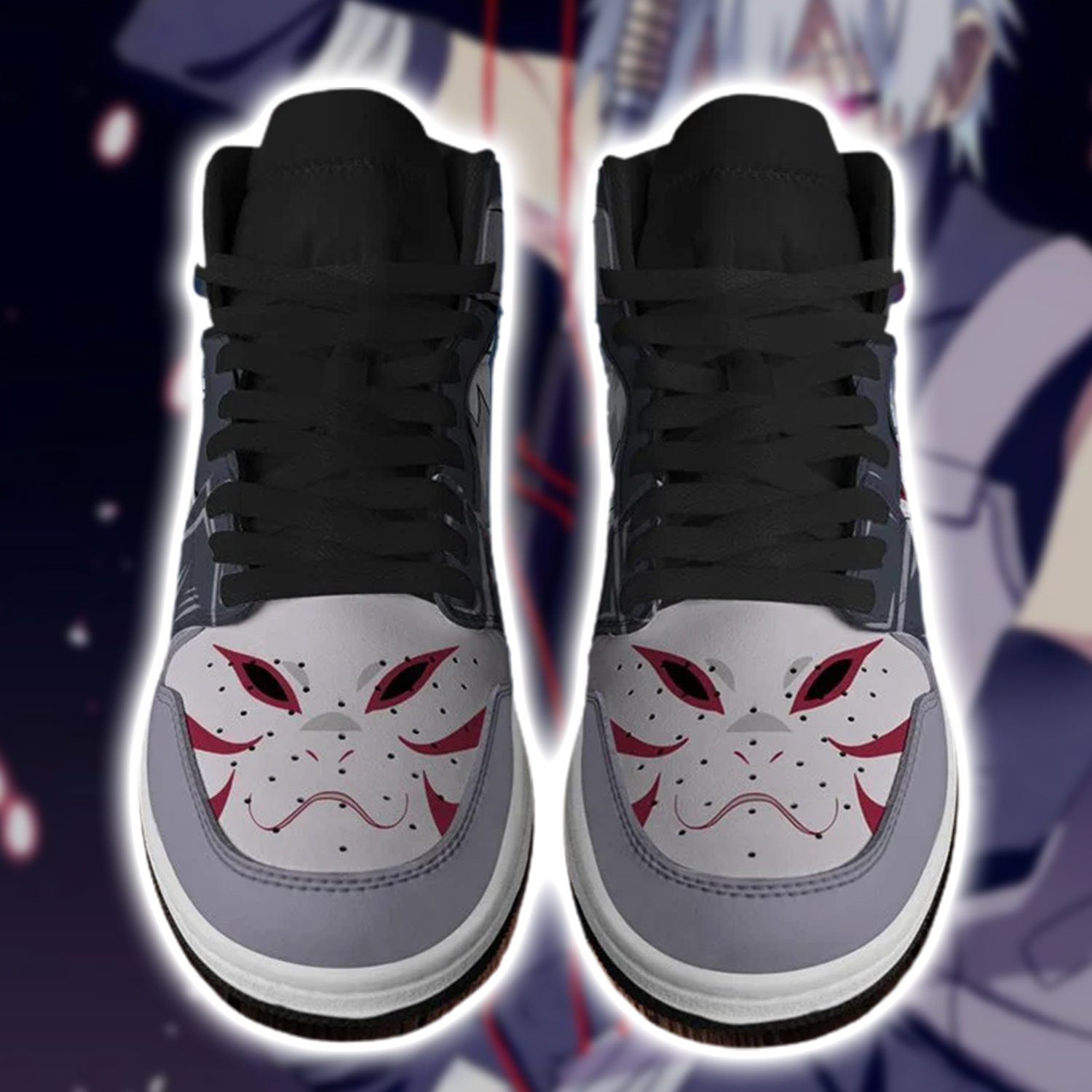 Kakashi Anbu JD1s Sneakers Custom NRT Anime Shoes For Fans ML200319