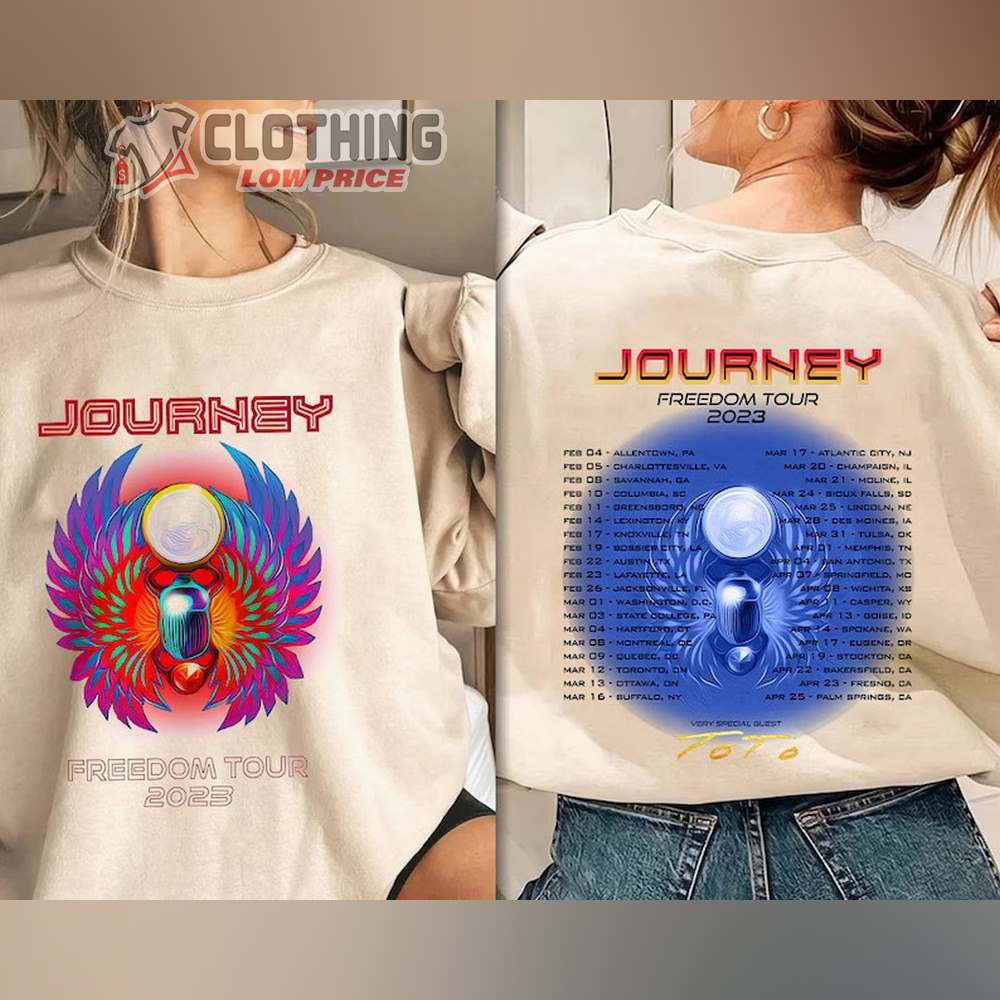 2023 Journey Tour Shirt Journey Concert 2023 Shirt Journey Rock Tour 2023 Setlist T-Shirt