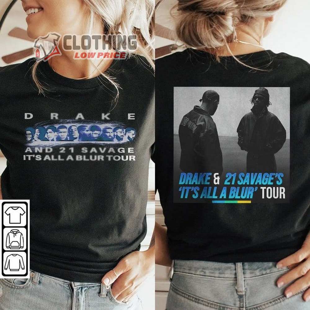Drake Rap Tour Unisex Doubled Sided Hoodie